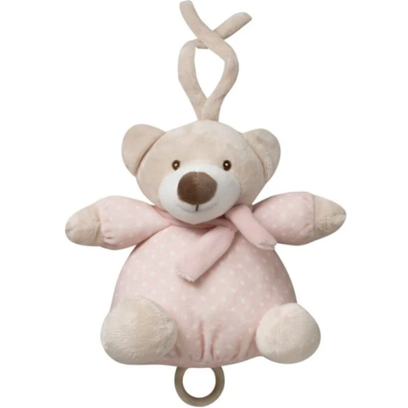 Μουσικό Λούτρινο Αρκουδάκι Pink