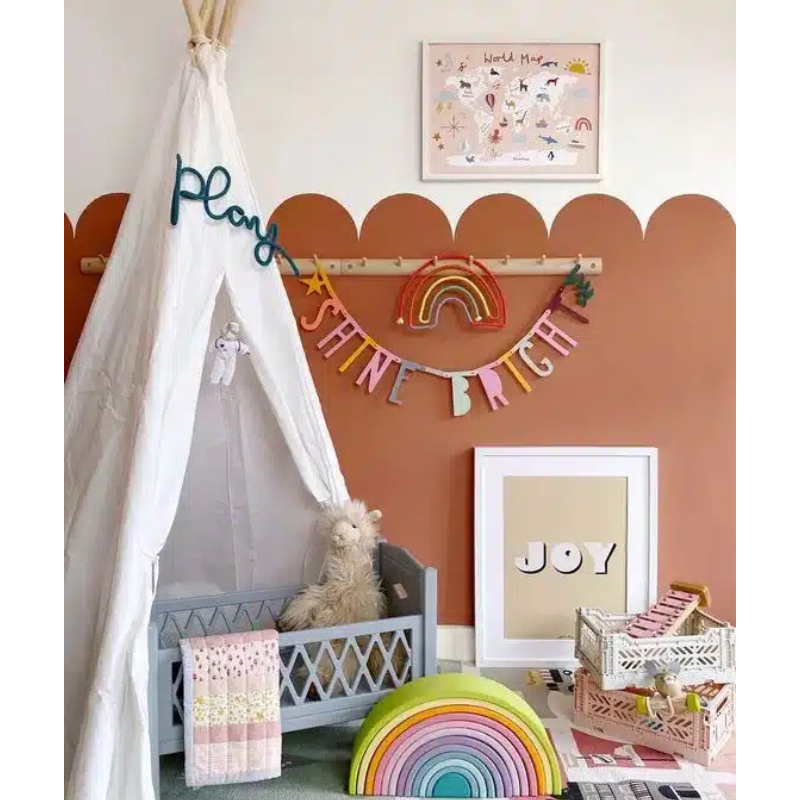 Αυτοκόλλητο Τοίχου Panel Terracota 100×120cm