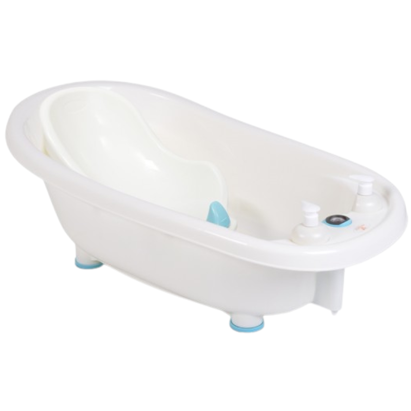 Βρεφική Μπανιέρα Mε Θερμόμετρο Bubble Blue