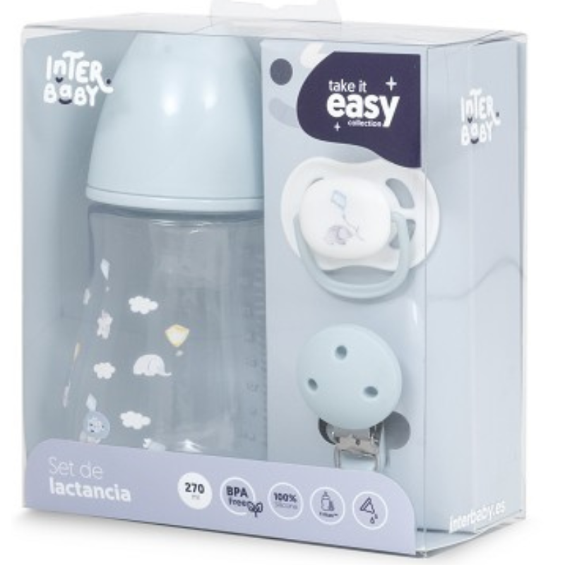 Βρεφικό Σετ Δώρου Blue 3τμχ