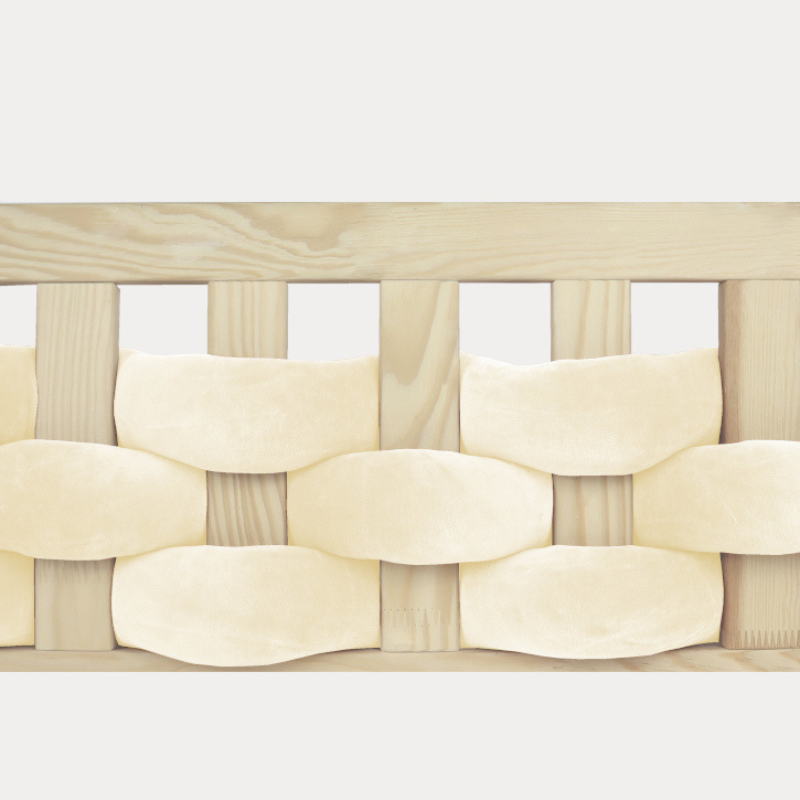 Πλεκτή Πάντα Πλεξούδα Velvet Vanilla