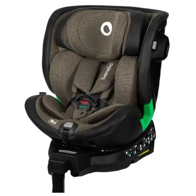 Κάθισμα Αυτοκινήτου Harmony i-Size 40-150 cm isofix Green Olive Leather Lionelo