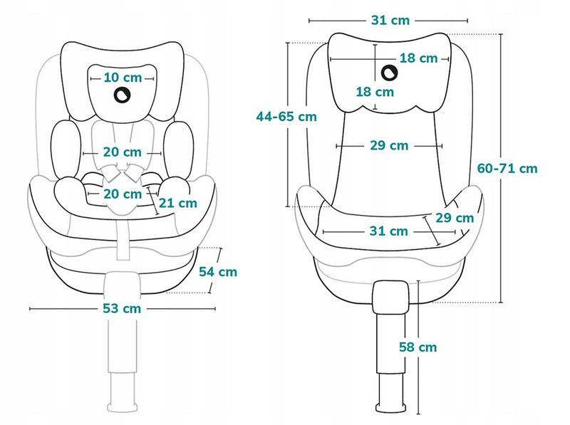 Κάθισμα Αυτοκινήτου Braam Isofix 0-36Kg Red Burgundy Lionelo