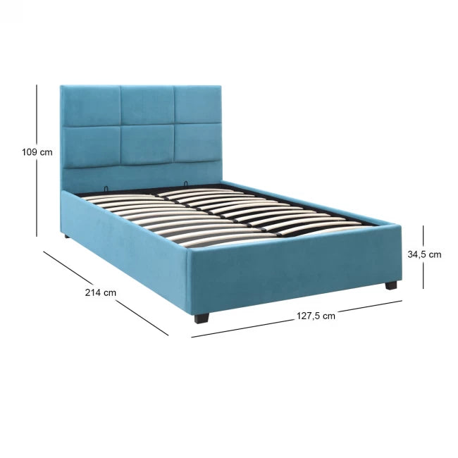 Κρεβάτι Casper Με Αποθηκευτικό Χώρο 120x200cm Blue