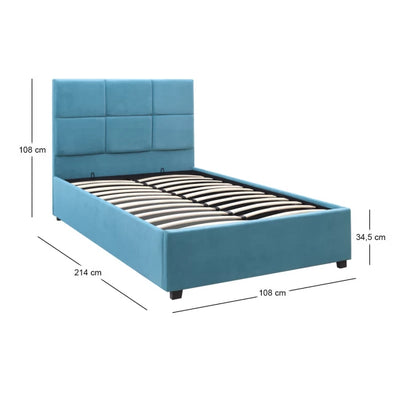 Κρεβάτι Casper Με Αποθηκευτικό Χώρο 100x200cm Blue