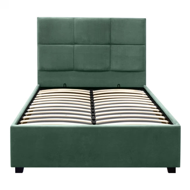Κρεβάτι Casper Με Αποθηκευτικό Χώρο 120x200cm Dark Green