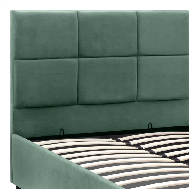 Κρεβάτι Casper Με Αποθηκευτικό Χώρο 100x200cm Dark Green