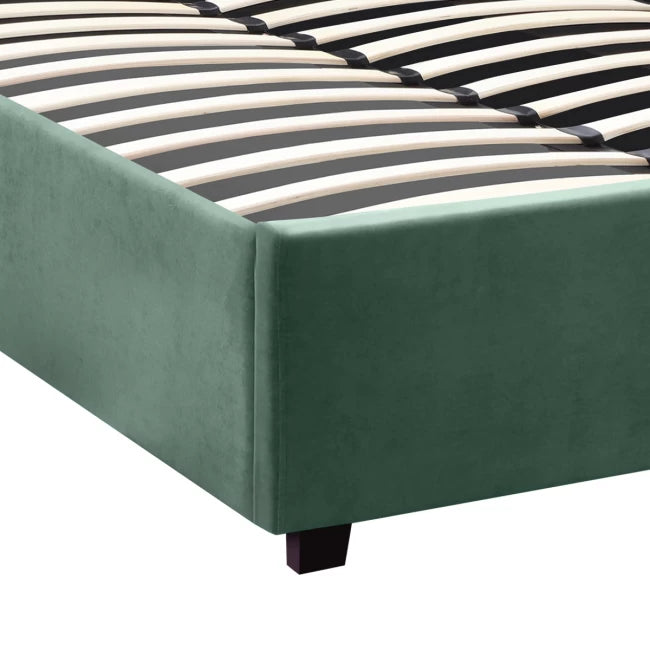 Κρεβάτι Casper Με Αποθηκευτικό Χώρο 100x200cm Dark Green