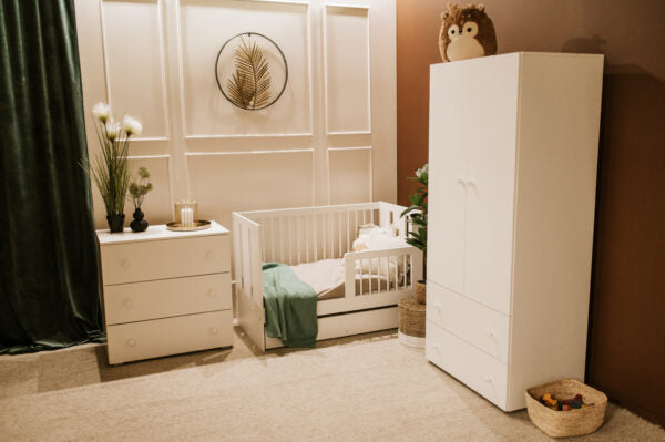 Βρεφική Συρταριέρα Με Αλλαξιέρα Paula Λευκό