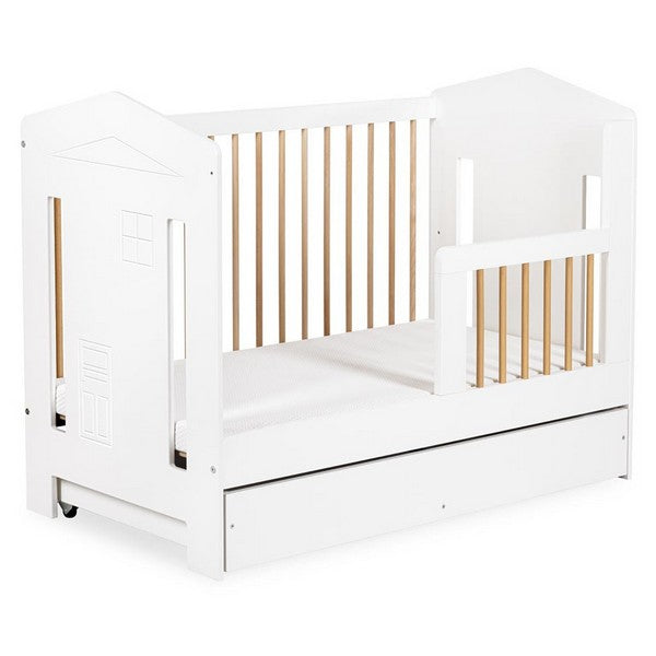 Ολοκληρωμένο Βρεφικό Δωμάτιο Ida Φυσικό Ξύλο / Λευκό 120x60cm