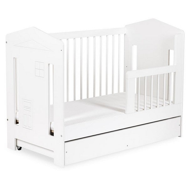 Βρεφικό Κρεβάτι Ida Λευκό 120x60cm