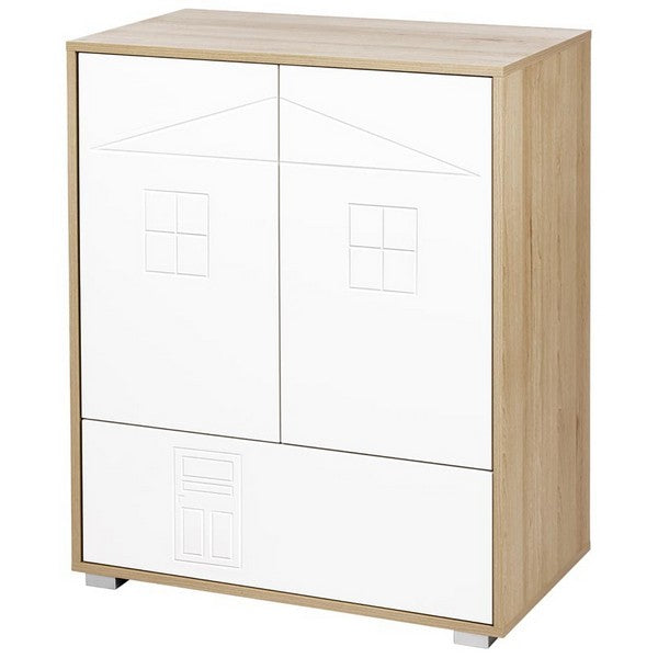 Ολοκληρωμένο Βρεφικό Δωμάτιο Ida Φυσικό Ξύλο / Λευκό 120x60cm