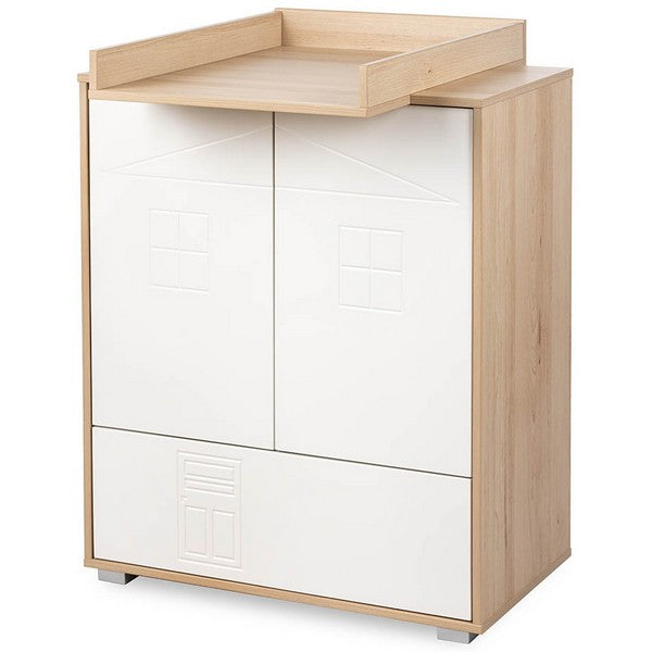 Ολοκληρωμένο Βρεφικό Δωμάτιο Ida Φυσικό Ξύλο / Λευκό 120x60cm