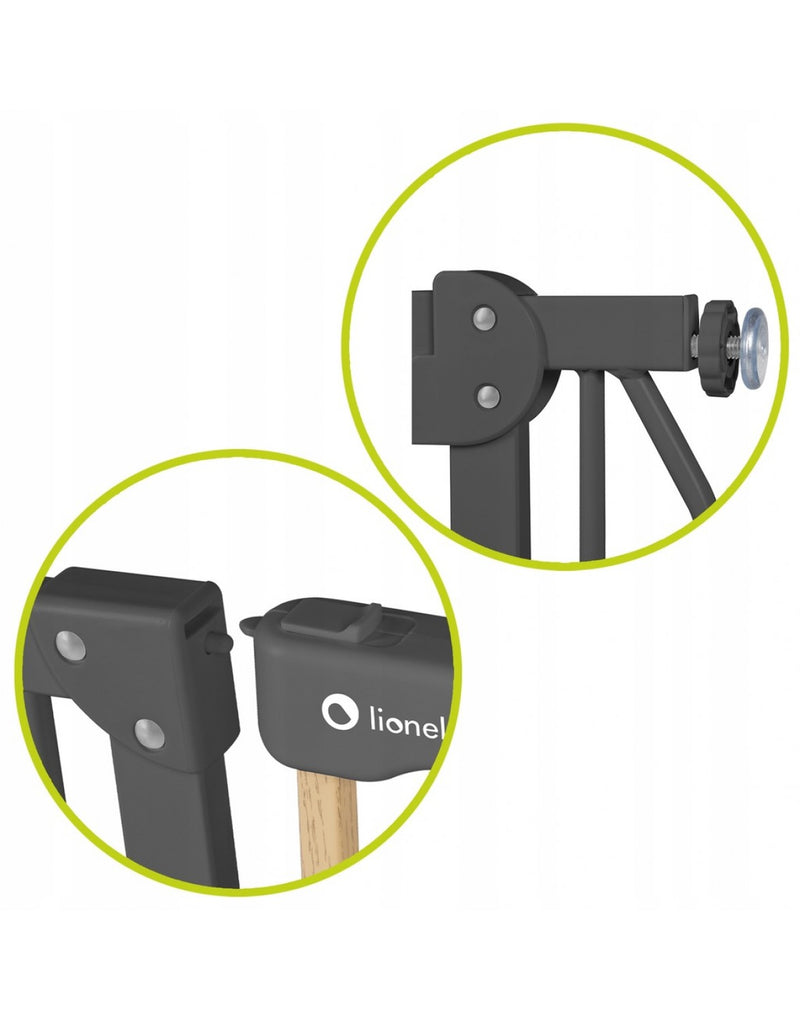 Πόρτα ΑσφαλείαςTruus Slim Graphite - Natural  Lionelo