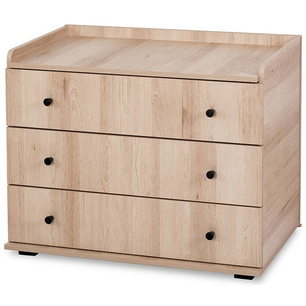 Πολυμορφικό Κρεβάτι Kompact 3 σε 1 Φυσικό Ξύλο 120x80cm
