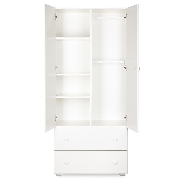 Δίφυλλη Ντουλάπα Paula Λευκό