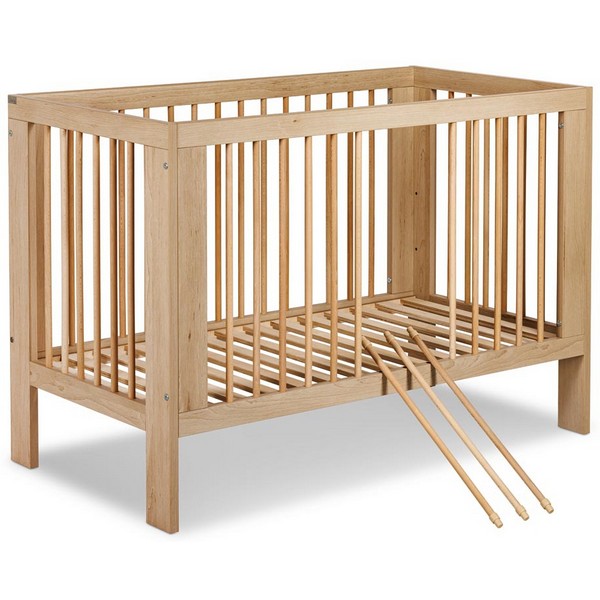 Βρεφικό Κρεβάτι Olivia Φυσικό Ξύλο 120x60cm *Δωρεάν Μεταφορικά*