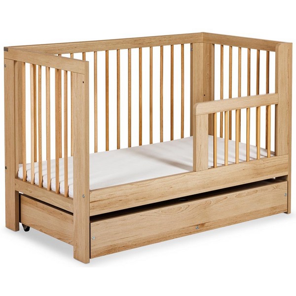 Βρεφικό Κρεβάτι Olivia Φυσικό Ξύλο 120x60cm *Δωρεάν Μεταφορικά*