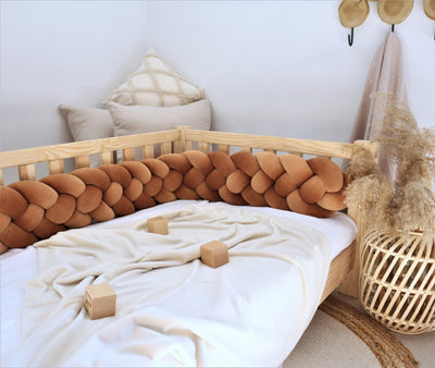 Τετραπλή Πάντα Πλεξούδα Velvet Cinnamon