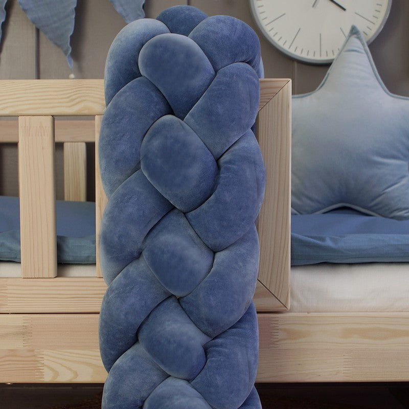 Τετραπλή Πάντα Πλεξούδα Velvet Denim