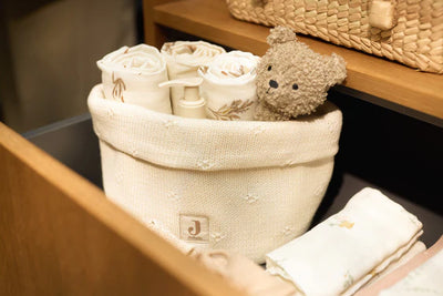 Πλεκτό Καλάθι Αποθήκευσης Cosy Knit Ivory