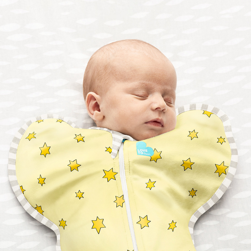 Υπνόσακος/ Swaddle UP Original Yellow Superstars 0.2tog 6-8.5kg Medium