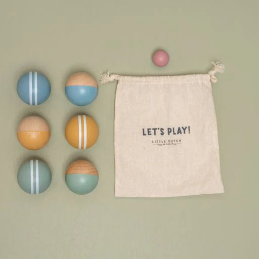 Ξύλινες Μπάλες Δραστηριοτήτων 8τμχ Little Dutch