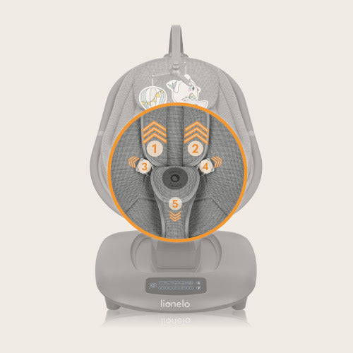 Ηλεκτρικό Ρηλάξ Blossom Gray Concrete Lionelo