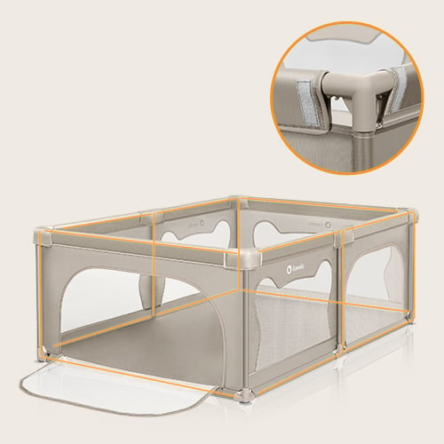 Πάρκο Playpen Willow Beige Sand Lionelo