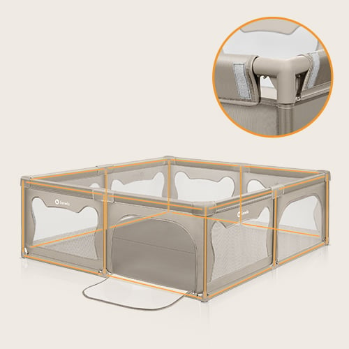 Πάρκο Playpen Willow XL Beige Sand Lionelo