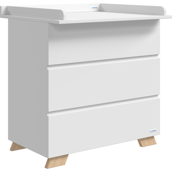 Βρεφική Συρταριέρα Με 3 Συρτάρια La Maison White