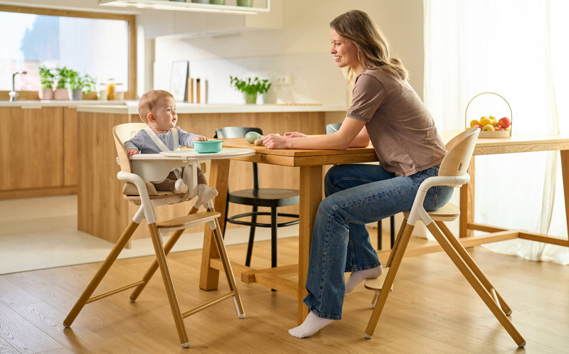Καρεκλάκι Φαγητού Celia 3 σε 1 White Natural Wood Lionelo