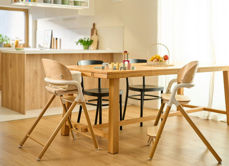 Καρεκλάκι Φαγητού Celia 3 σε 1 White Natural Wood Lionelo