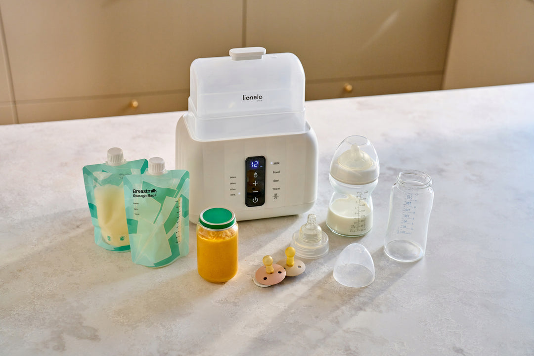 Θερμαντήρας Mπιμπερό & Tροφών 6 σε 1 με Aποστειρωτή Thermup Duo White Lionelo