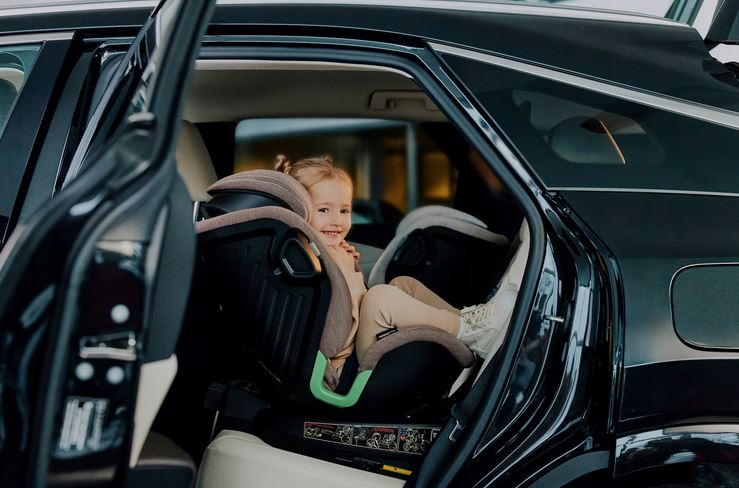 Kάθισμα Αυτοκινήτου Harmony  i-Size 40-150 cm Isofix Gray Graphite Leather Lionelo