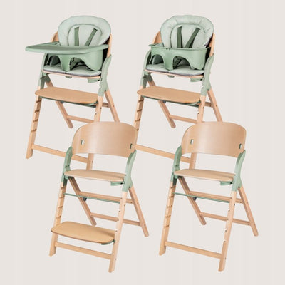 Καρεκλάκι Φαγητού Megan 3 σε 1 Green Wood Lionelo