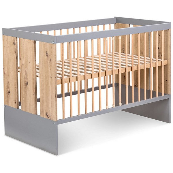 Ολοκληρωμένο Βρεφικό Δωμάτιο Pauline Φυσικό Ξύλο/ Γκρι 120x60cm