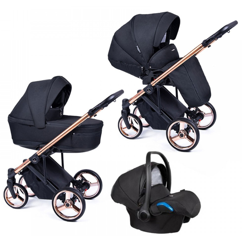Πολυκαρότσι Fado 3 in 1  Black Coletto