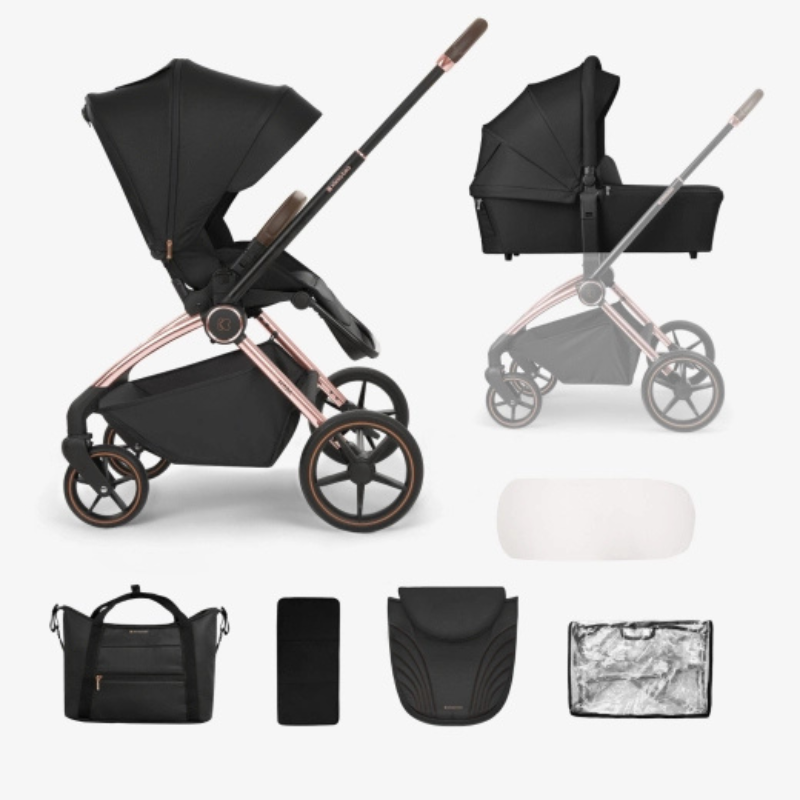 Καρότσι Kara 2 Σε 1 Black KikkaBoo