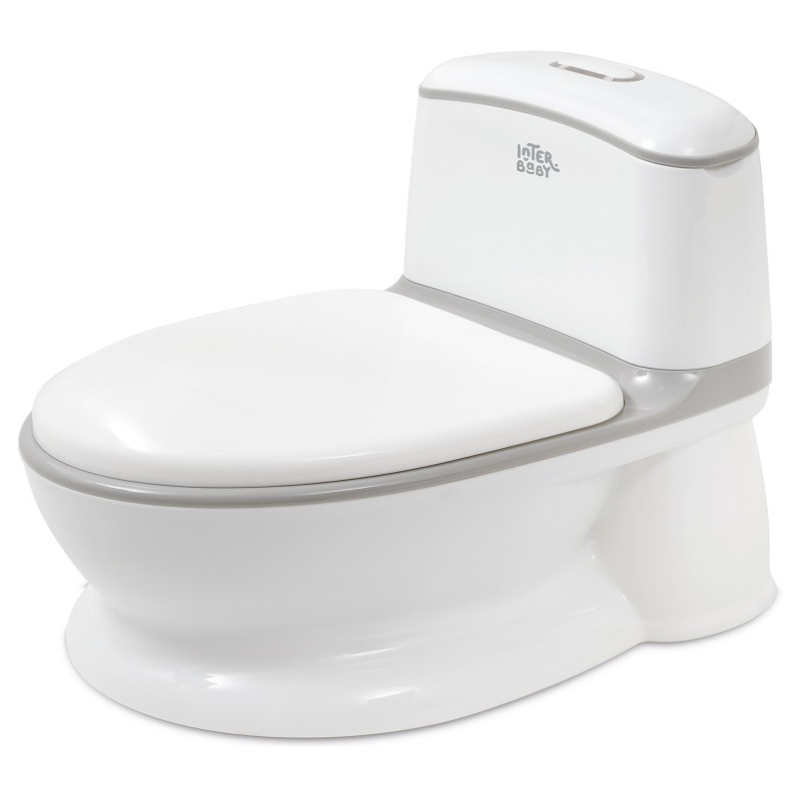 Interbaby Baby WC Παιδικό Γιο-γιο White – Grey