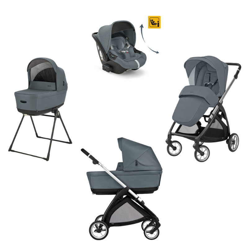 Βρεφικό Καρότσι Electa Quattro Union Grey Inglesina 2025