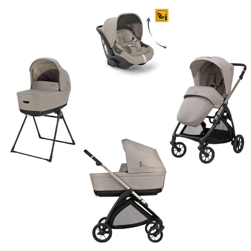 Βρεφικό Καρότσι Electa Quattro Battery Beige Inglesina 2025