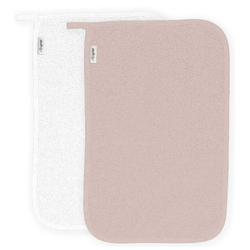 Σετ Λαβέτες Ώμου White/ Dark Pink