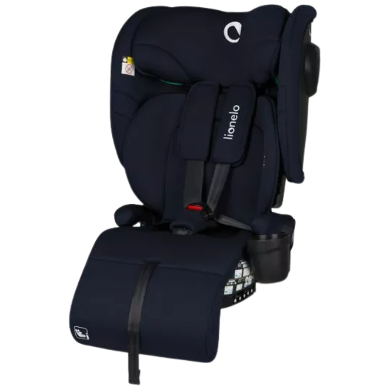 Αναδιπλούμενο Κάθισμα Αυτοκινήτου Nelly Blue Navy i-Size Isofix 76-150cm Lionelo