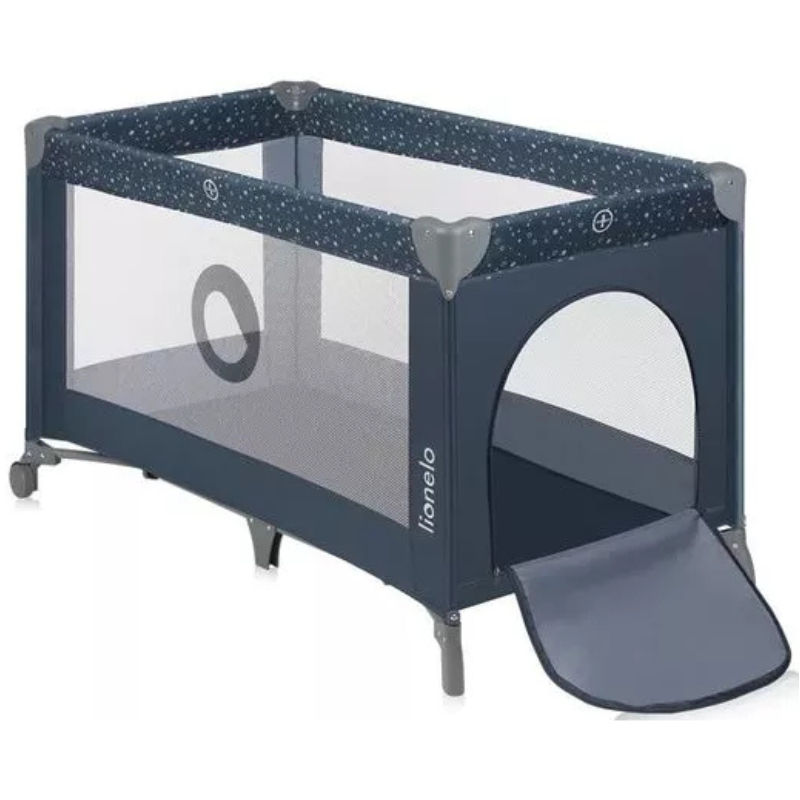 Παρκοκρέβατο Stefi Blue Gray Lionelo