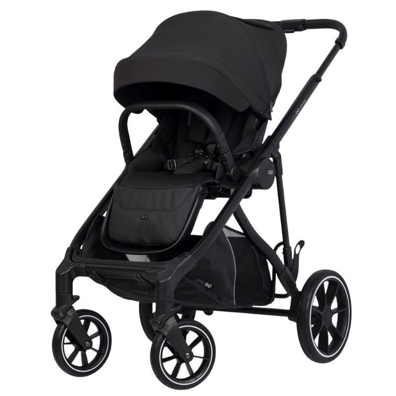 Καρότσι Διδύμων Eurocart Duoflex Ebony Black EasyGo