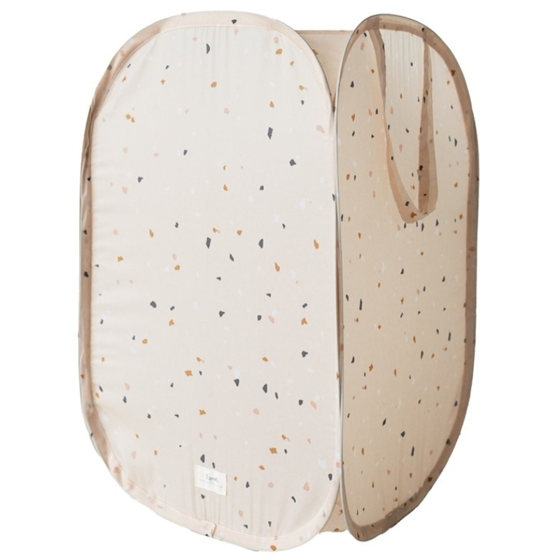 Καλάθι για τα Άπλυτα Terrazzo Beige