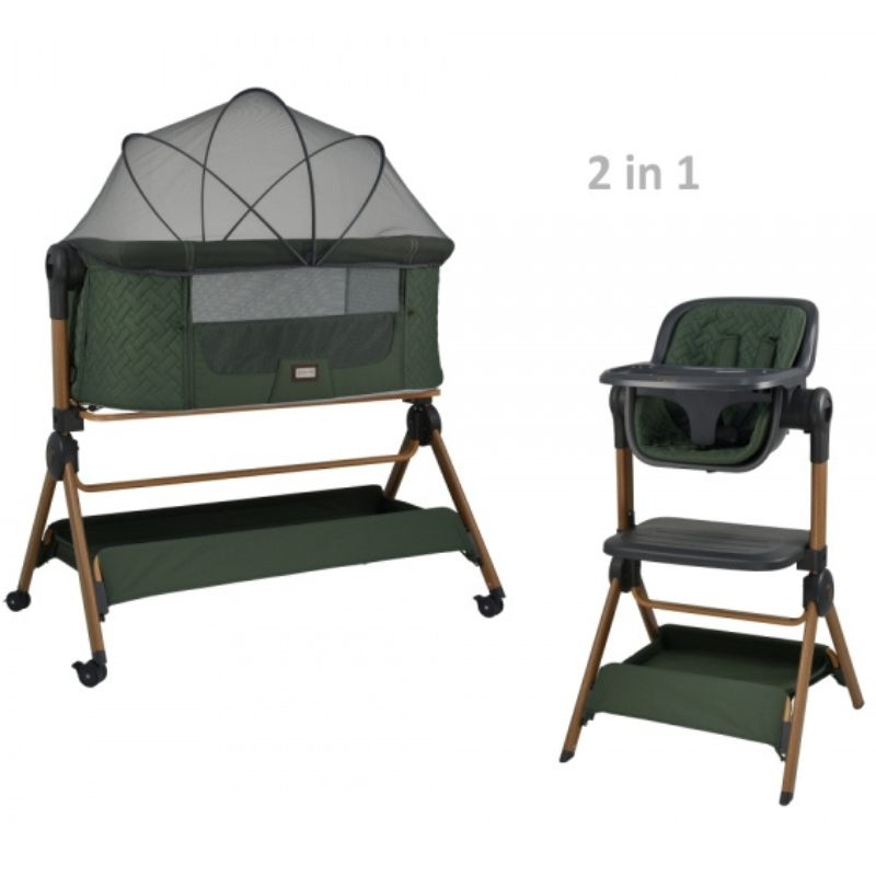 Λίκνο Serenity  2 σε 1 Forest Green BebeStars