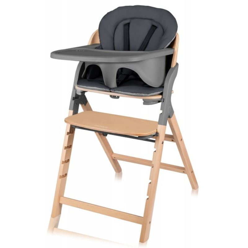 Καρεκλάκι Φαγητού Megan 3 σε 1 Gray Wood Lionelo