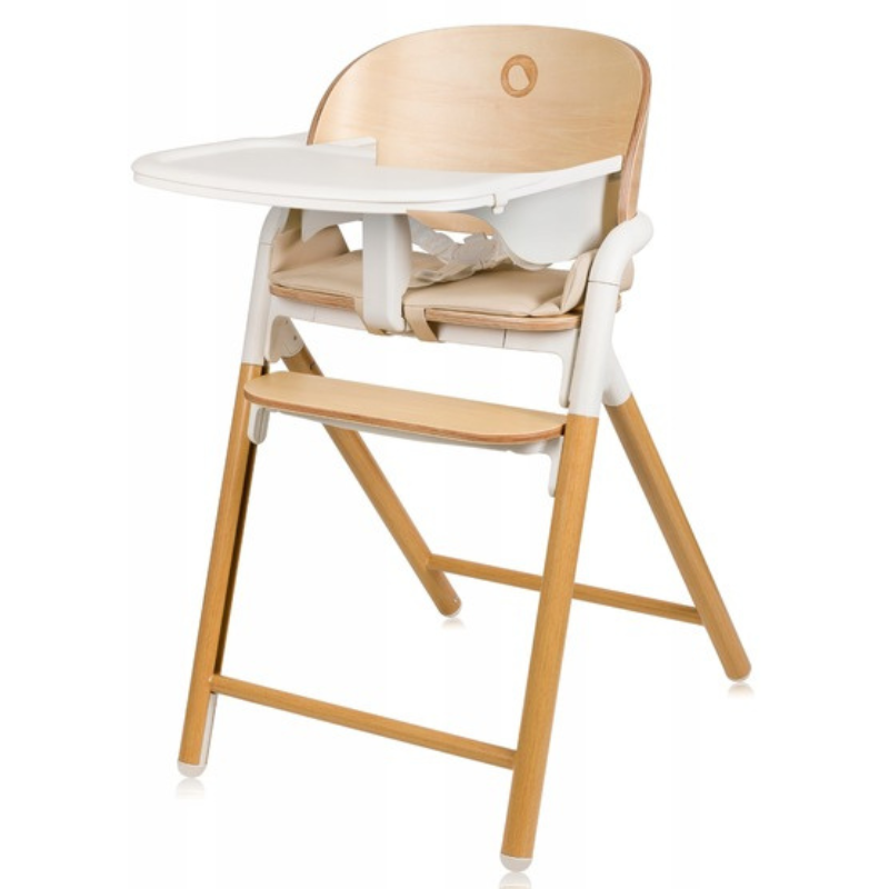 Καρεκλάκι Φαγητού Celia 3 σε 1 White Natural Wood Lionelo